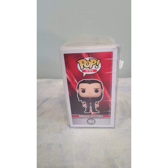 WWE Funko Pop! Dominik Mysterio #163 Vinyl Figure Mint In Protector - Picture 6 of 6